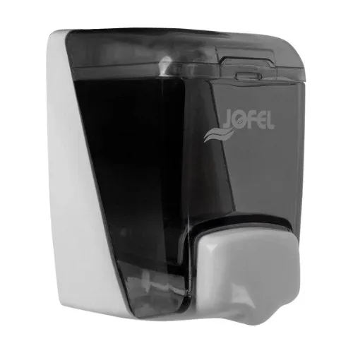 JABONERA AZUR MINI RELLENABLE BLANCA LOGO JOFEL