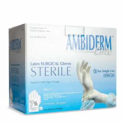 Ambiderm Guante de Látex Elite Uso Quirúrgico