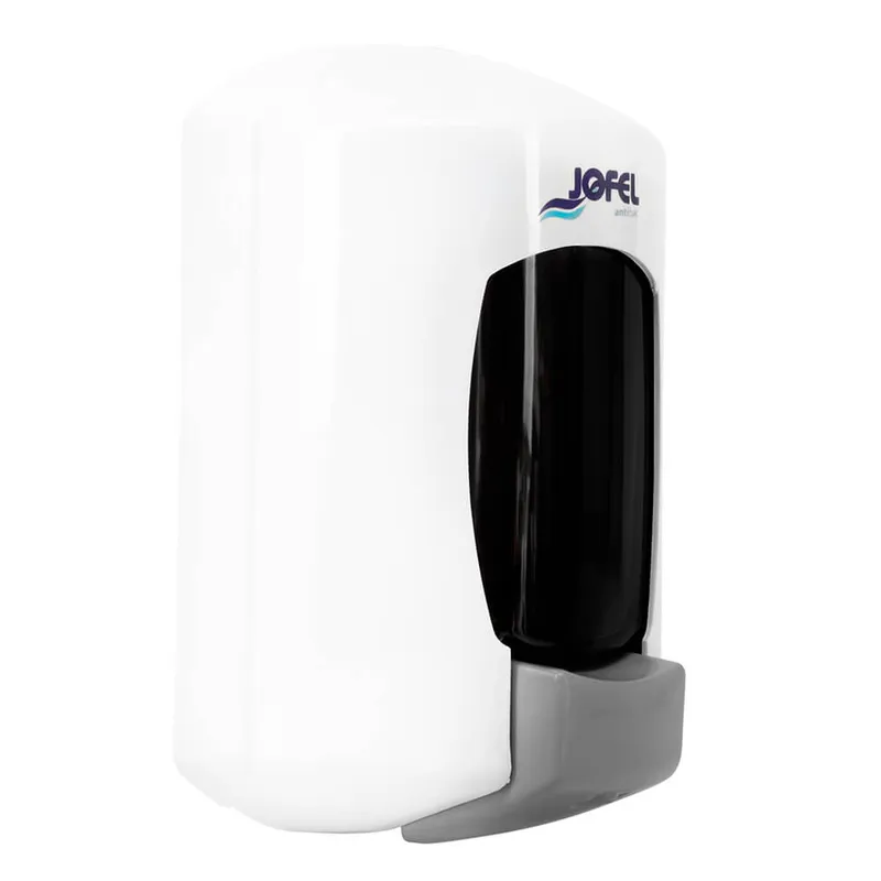 JABONERA AITANA MEDIANA BLANCO LOGO JOFEL ANTIBAC