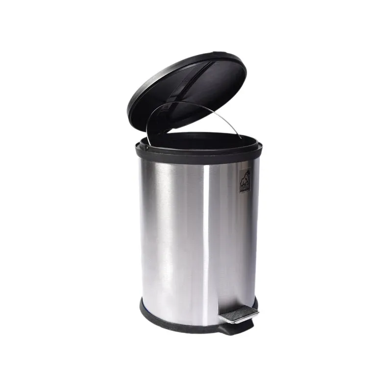 BOTE REDONDO C/PEDAL ACERO INOX 20 L