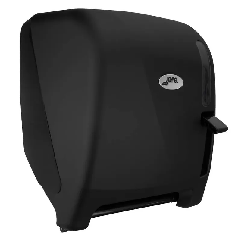 TOALLERO PALANCA FUTURA NEGRO MATE LOGO JOFEL