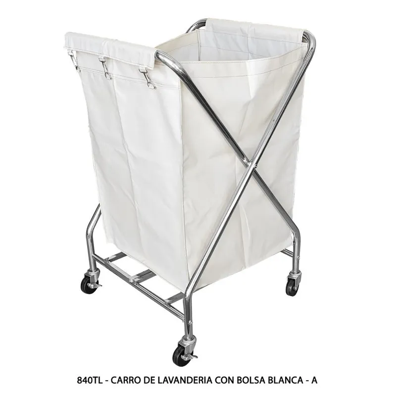 Carro Servicio De Lavandería Con Bolsa Modelo 840TL