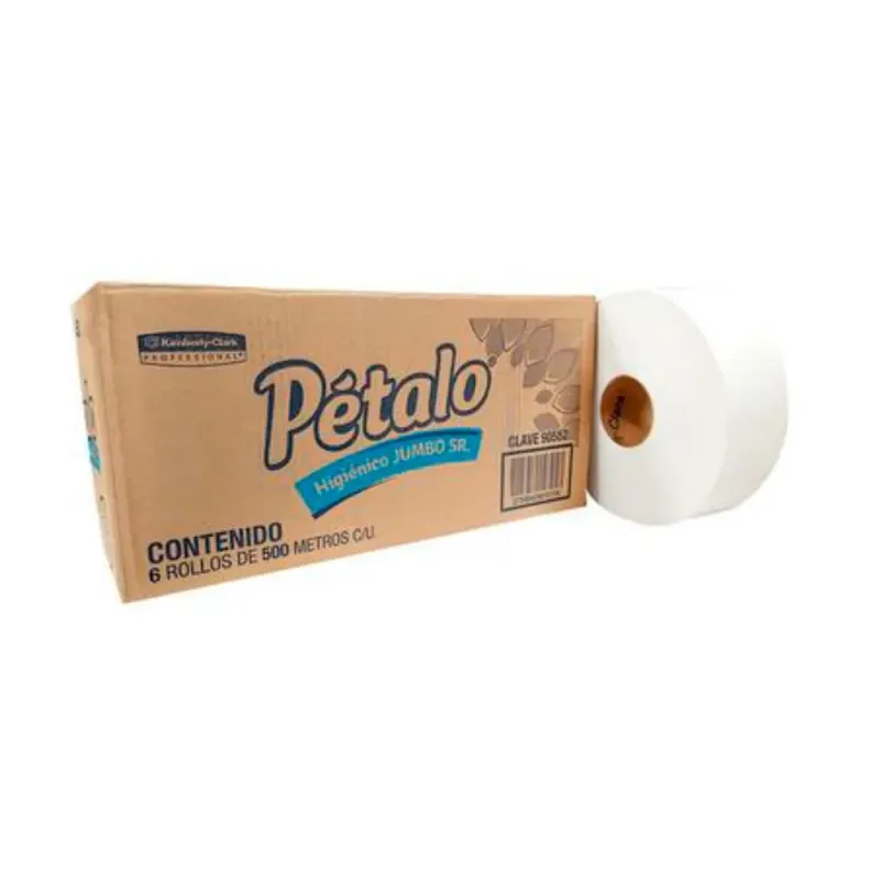 Higiénico Jumbo Pétalo® Sr 500 mts x 9 cm x 6