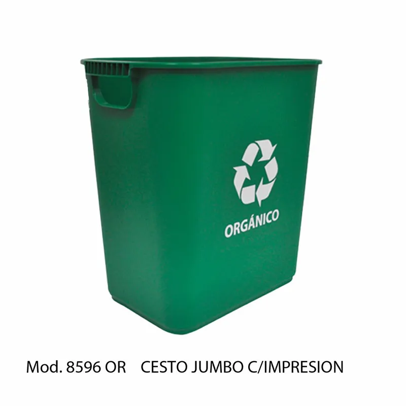 Bote de Basura Mediano — Para Orgánico — 26 litros — Sin Tapa