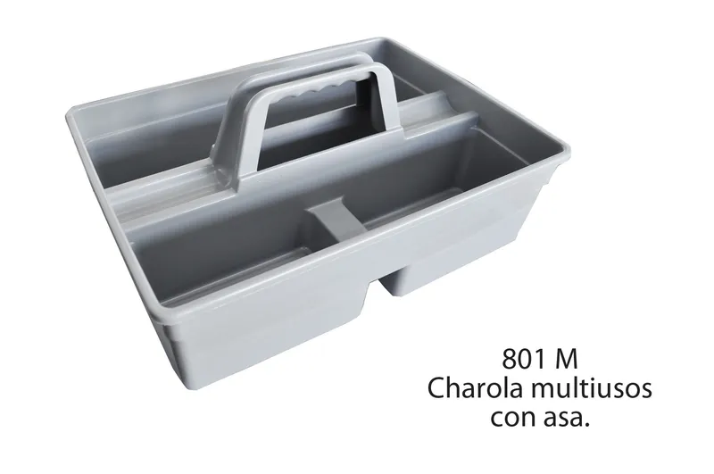 Charola Multiusos con Asa — 38.5 x 27.5 x 17.5