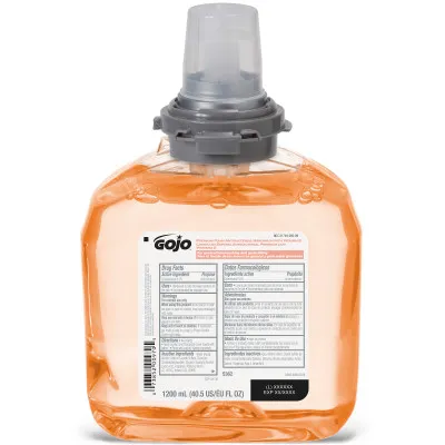 GOJO ANTI FM HNDWSH TFX 2/1.2L - GOJO® Premium Jabón Espuma Antibacterial para Manos Recambio de 1200 mL para Dispensador GOJO® TFX™