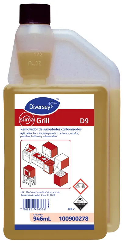 Removedor de Grasa Carbonizada Suma Grill Diversey 100900278 - 946ml