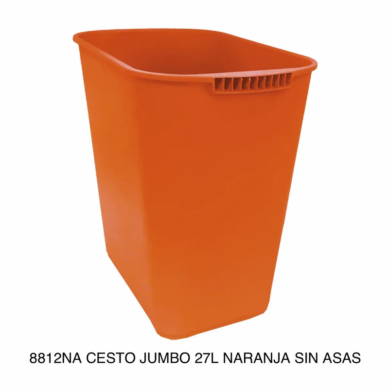 Bote de Basura Mediano Jumbo — Sin asas — Sin tapa — 26 litros
