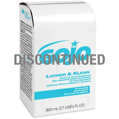 Shampoo GOJO® Lather & Klean para Cuerpo y Cabello (Descontinuado)