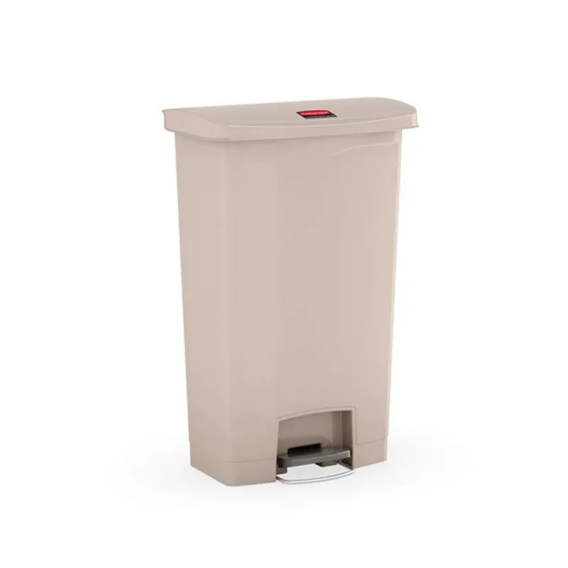 Contenedor de pedal Step-On®, Beige, 49 L