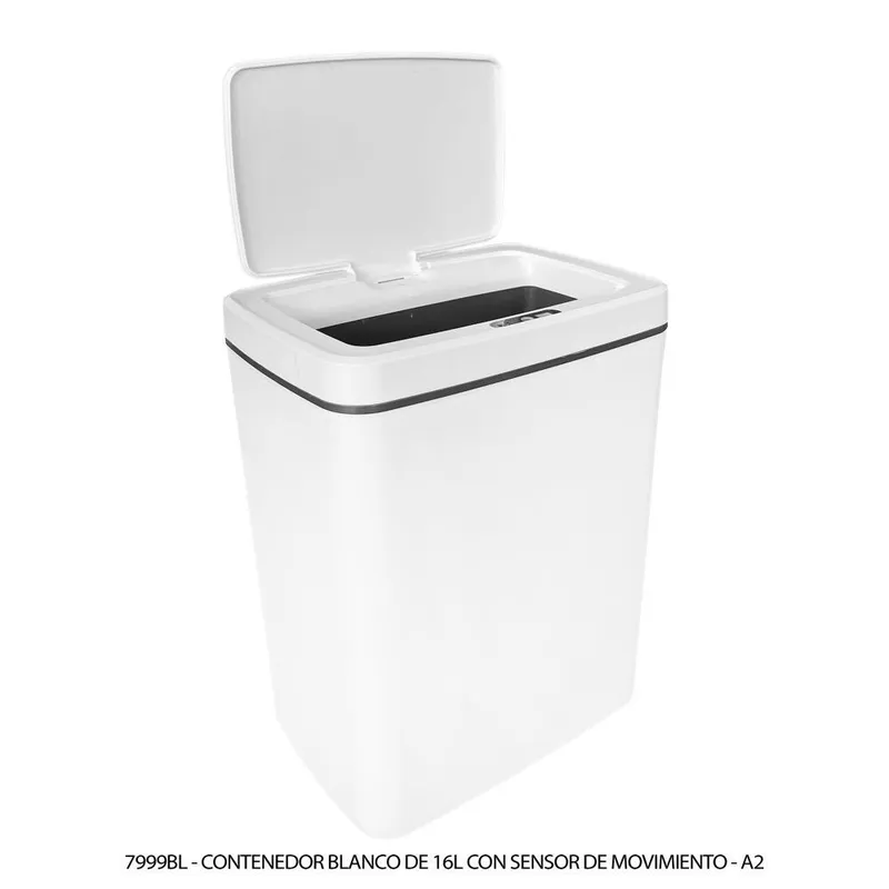 Contenedor con Sensor de Movimiento — Capacidad 16 Litros