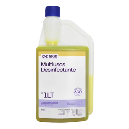 Gel Kleen Limpiador Multiusos Desinfectante Concentrado Limón 1L