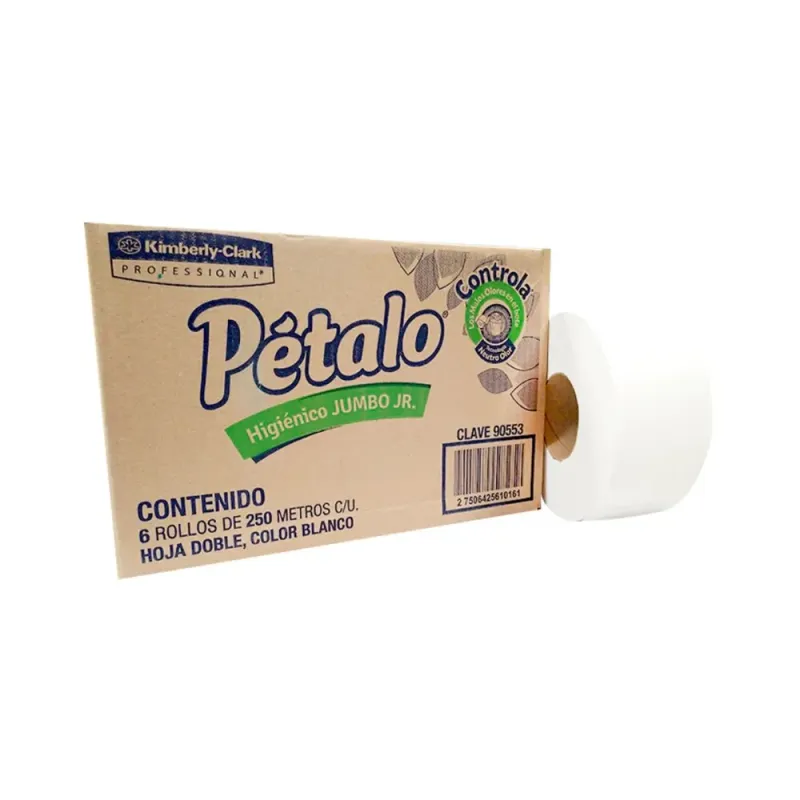 Higiénico Jumbo Pétalo® Jr 250 mts x 9 cm x 6 (Neutro Olor)