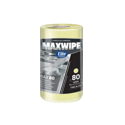 Maxwipe Elite Rollo Azul 80 Paños - Limpieza Industrial