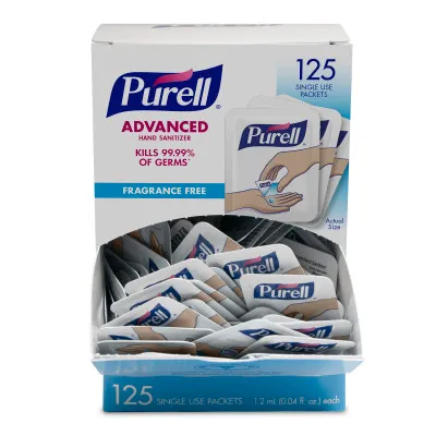 Sobres Portátiles de Sanitizante de Manos PURELL PERSONALS™ Advanced