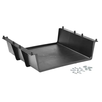 Soporte Executive de vidrio para carros tradicionales de limpieza Negro