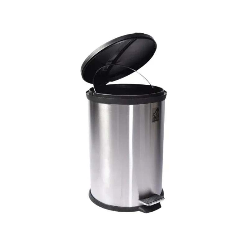 Bote Redondo C/pedal Acero Inox 20 L