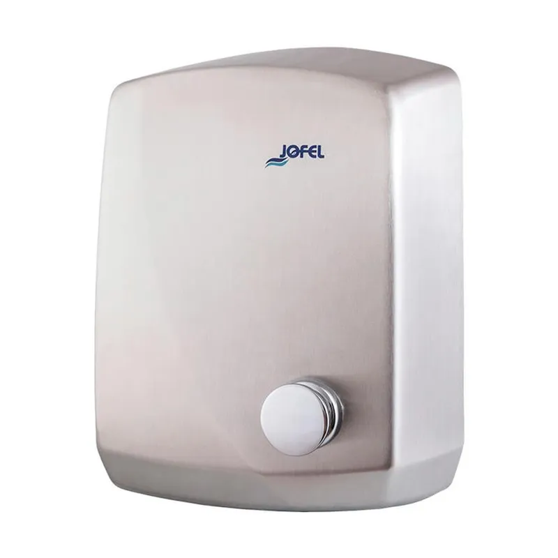 Secamanos Futura Pulsador Acero Inox Satinado