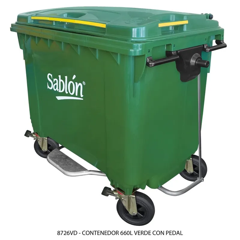 Contenedor de 660 litros — Con pedal