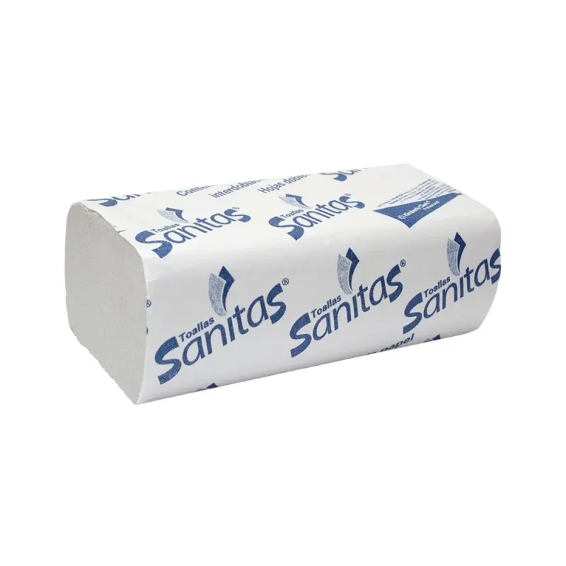 Toalla Manos Int. Sanitas® 20 paq con 100 toallas