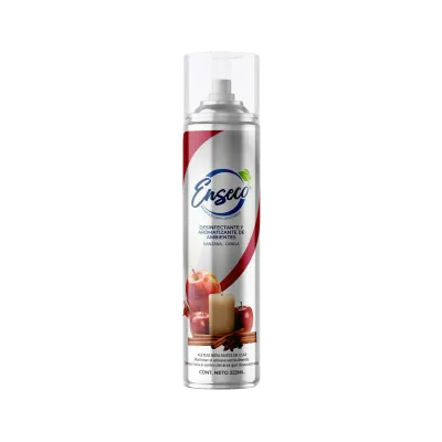 Aerosol Desinfectante y Aromatizante Manzana-Canela Enseco