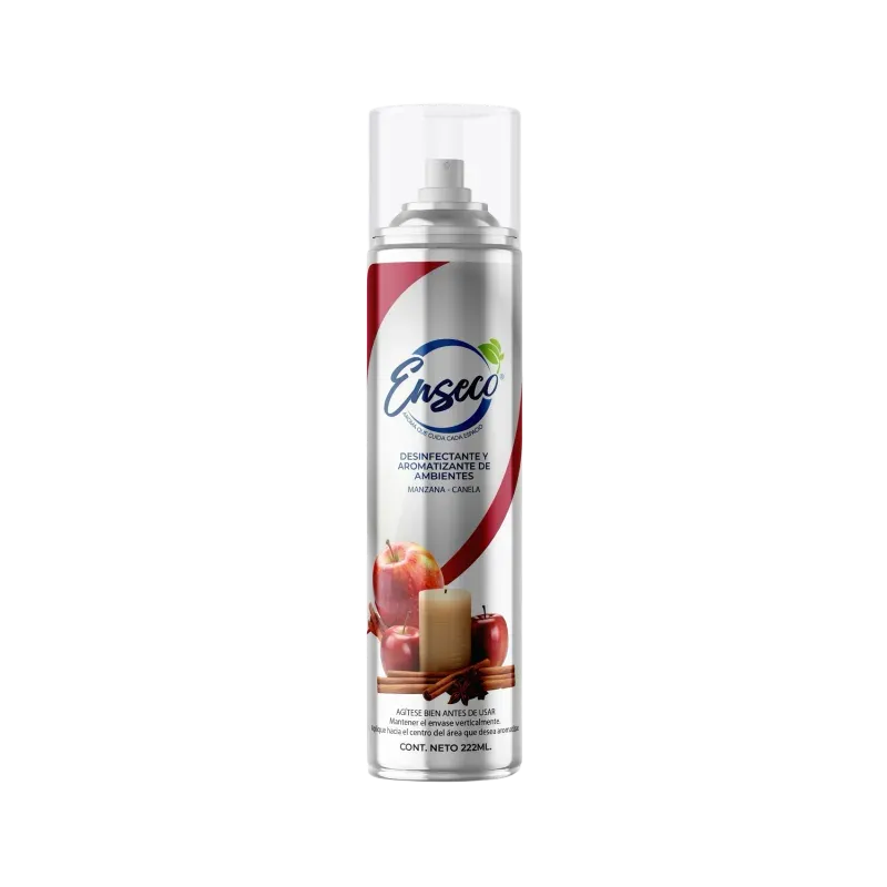 Aerosol Desinfectante y Aromatizante Manzana-Canela Enseco