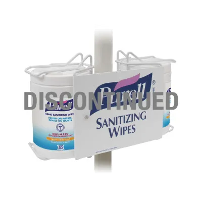 Soporte de Poste PURELL® para Doble Cartucho de Toallitas Sanitizantes (Descontinuado)