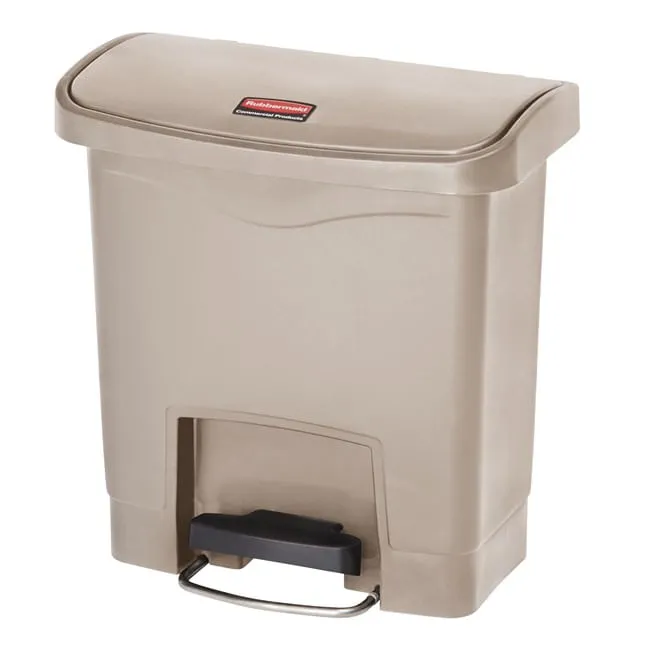 Contenedor de pedal Step-On®, Beige, 15 L
