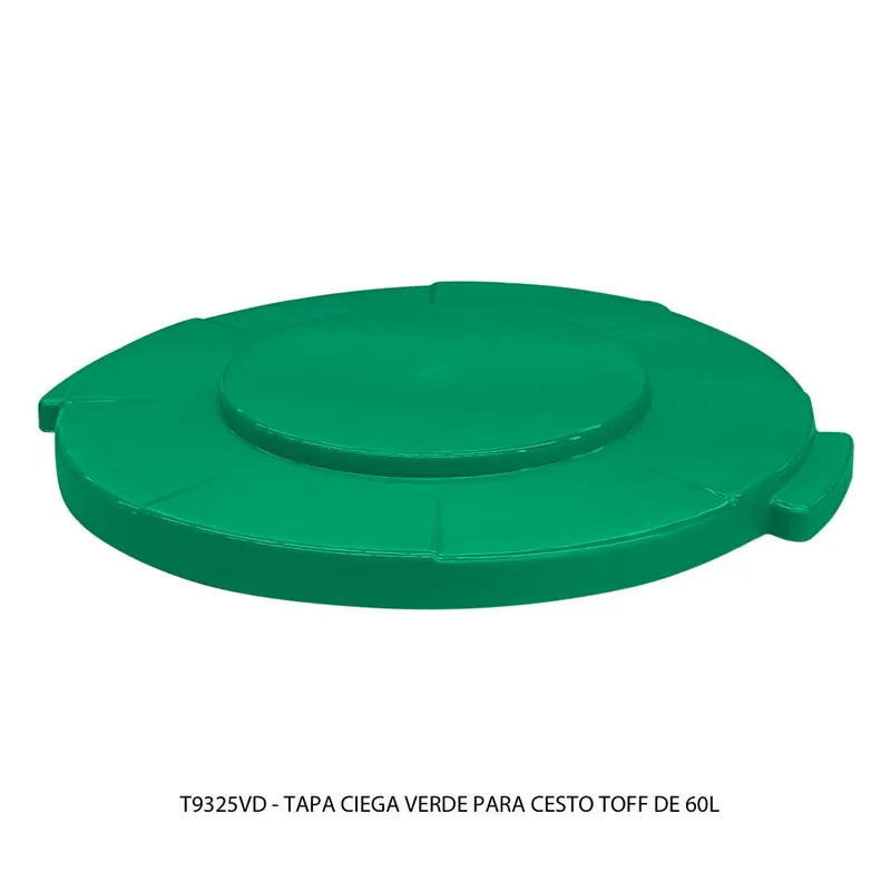 Bote de basura TOFF — Tapa Color Verde