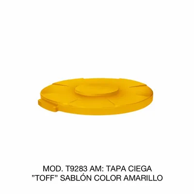 Contenedor de basura TOFF — Tapa Color Amarillo