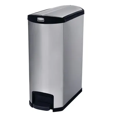 Contenedor de Pedal de Acero Inoxidable Impressions™ de 90 Litros