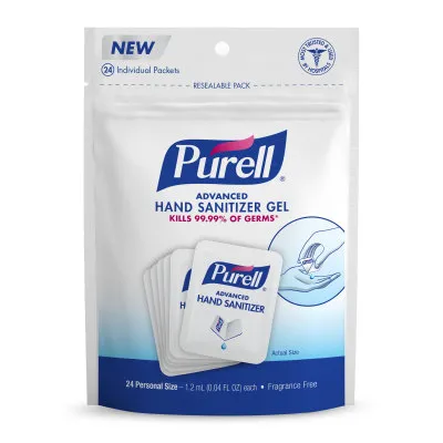 Sobres Portátiles de Sanitizante de Manos PURELL PERSONALS™ Advanced