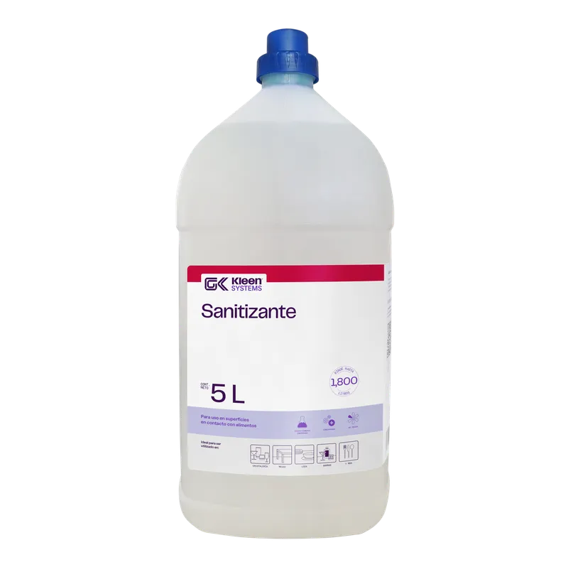 Sanitizante 5 L - Desinfectante concentrado para áreas de procesamiento de alimentos