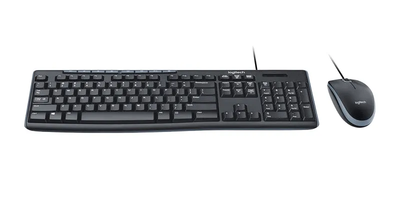 Kit Logitech teclado/mouse MK200 cableado multimedia