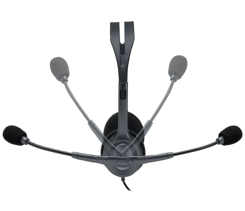 Diadema Logitech H111 de 1 salida 3.5mm para PC, Mac, Linux y Smartphone