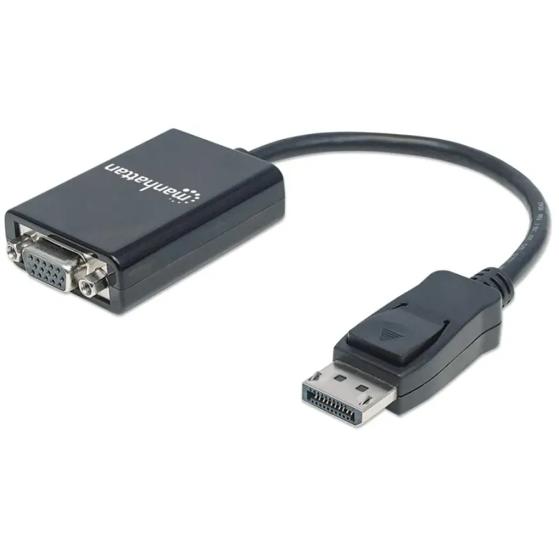 Adaptador MAN DisplayPort Macho a VGA Hembra 15 cm