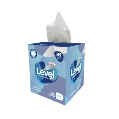 Pañuelo Facial de Lujo Level Pro Cubo 36/85