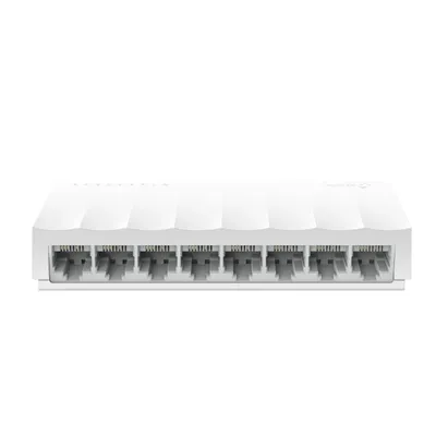 Switch conmutador Ethernet TP-Link LiteWave LS1008 de 8 puertos Fast Ethernet 10/100 para escritorio.